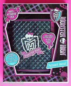 Monster High Password Journal Voice Activated New in Box