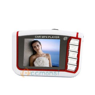 New 1.8 LCD Car  MP4 Player FM Transmitter SD MMC Card White
