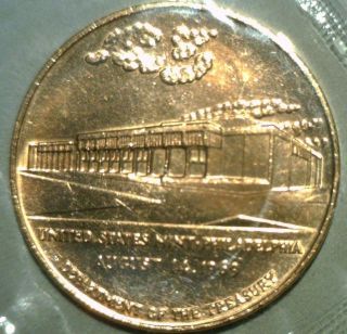 1969 Philadephia United States Mint Commemorative Bronze Medal August 