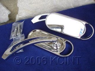 SUPER SALE CUSTOM SLOTTED STEM MIRRORS PARTS FOR HARLEY CHOPPERS