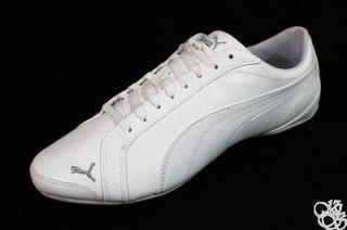 PUMA Janine Dance Leather White / Puma Silver Womens New Sneakers 