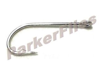 100 Mustad 3407DT Saltwater Fly Tying Hooks Size #3/0