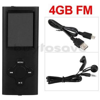 LCD USB 2.0 4GB  MP4 Video Player FM Radio Recorder ebook TXT
