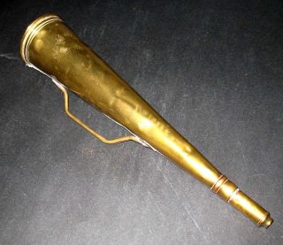 Antique – Brass FOG HORN – Old Maritime Warning Device 