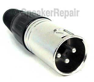 40 3 Pin XLR MALE Plugs Connector Jack GLS Audio 32 023   Ships FREE 