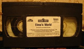   Elmos World Dancing, Music & Books Vhs $5 Ships UNLIMITED Videos