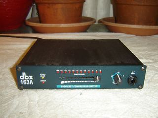 DBX 163A, Over Easy Compressor / Limiter, Vintage