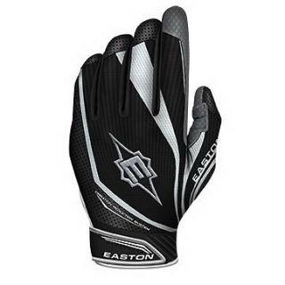   VRS IV Large Grey/Black Adult Baseball/Softb​all Batting Gloves Pair