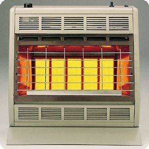 Empire 30K BTU SR30 Vent Free Radiant Natural / LP Gas Heater & Blower