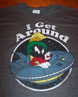 VINTAGE WB LOONEY TUNES MARVIN THE MARTIAN T Shirt XL NEW