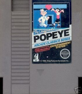 Popeye for the Nintendo NES System Arcade Classic