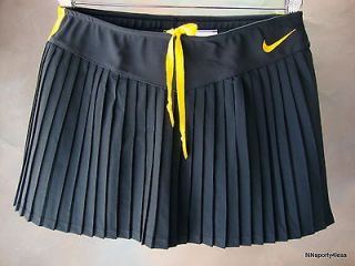   299605 Woven Pleated Tennis Skirt Running Skort Dance Shorts Black