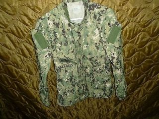 Navy Custom AOR2 Digital Green Blouse Shirt Small Regular JSOC SOCOM 