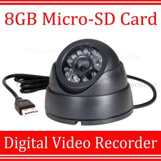   SD Card 24IR Day/Night Digital Video Motion Detection USB Dome Camera