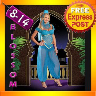   Ladies Arabian Genie Aladdin Fancy Dress Up Hens Party Costume Outfit