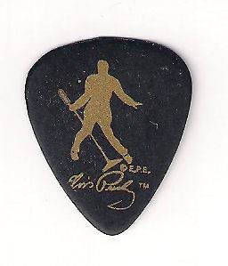   Black Guitar Pick Brand New from Graceland Memphis Tennessee NEW