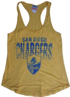 New Authentic Junk Food NFL San Diego Chargers Touchdown Juniors Tank 