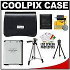 Nikon COOLPIX Camera Case + EN EL19 Battery Kit for S100 S3100 S3300 
