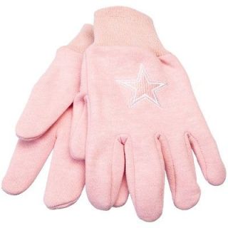   Cowboys   Logo Pink Utility Gloves Officially Licensed NFL Team Gear