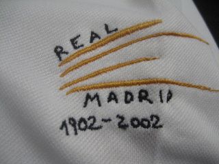 NWT Authentic Adidas 2002 Real Madrid Zidane Home Jersey XL