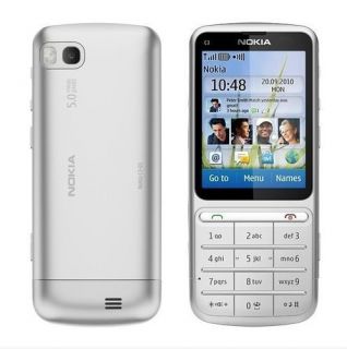 New Unlocked Nokia C Series C3 01 3G WiFi 5MP Cellular Phone Mobile 