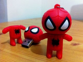 4GB Spiderman Memory Stick Flash Drive Funny Mini Cartoon Character 