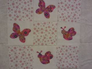 BUTTERFLYS & BUMBLE BEES BLOCKS. APPLIQUE SET OF 9. READY FOR YOU 