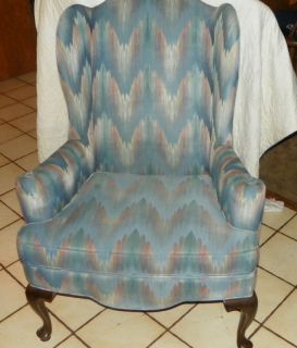 Vintage Ethan Allen Wingback Chair Armchair (AC92)