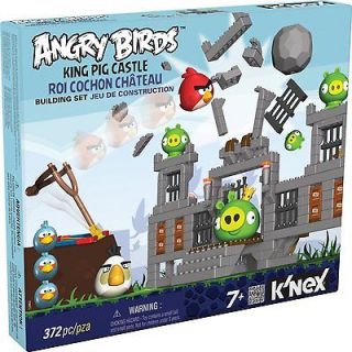 Angry Birds King Pig Castle KNEX Brand New & Factory Sealed 372pcs 