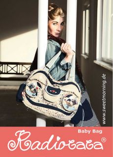 Designer diaper bag Radio Ga Ga Baby Bag by Sweet Morning nappy 
