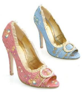 Pink Queen Elizabeth Marie Antoinette Princess Costume Shoes Heels 