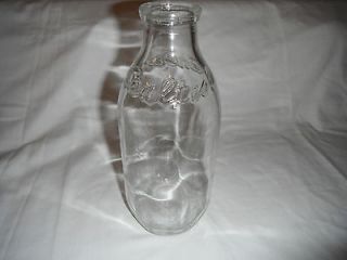 Vintage Embossed Sealtest 1 Quart Milk Bottle
