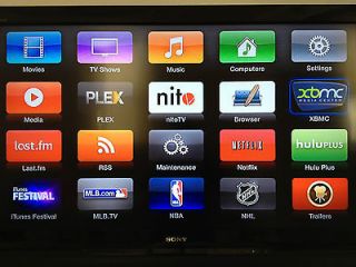 Apple TV 2 w/Remote Jailbroken iOS 5.1.1 XBMC, NAVI X, iceFilms, Hulu 