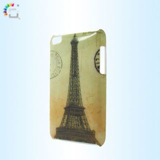   Eiffel Tower Retro Hard Back Case Cover Shell For iPod Touch 4G 4TH W