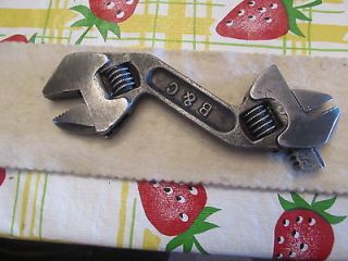   Double End Adjustable Wrench Vintage Antique Tool Shop Auto Farm
