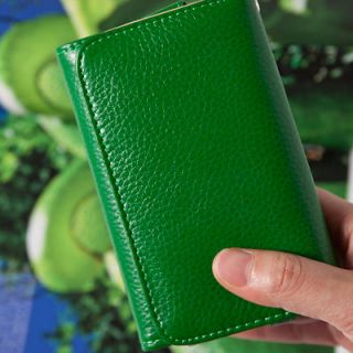   3S & Galaxy S2,S3 / Green Genuine Leather Cellphone Wallet Case