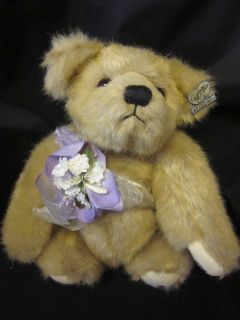 ANNETTE FUNICELLO COLLECTIBLE BEAR CO. JOINTED PLUSH STUFFED TIZZIE 9 