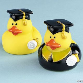 Graduation Rubber Duckies Decorations Favors cake topper class 2012
