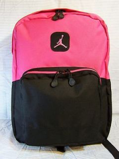 NWT Nike Air Michael Jordan Jumpman 23 backpack School Bag PINK/BLACK