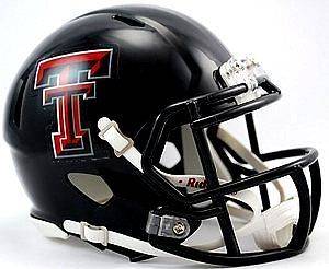   Tech Red Raiders Riddell NCAA Football Revolution SPEED Mini Helmet