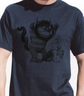 WHERE THE WILD THINGS ARE T Shirt Blue S M L XL