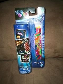 NIP Lite Brite Picture Refill Set 8 Assorted Patterns Plus Pegs Whale 