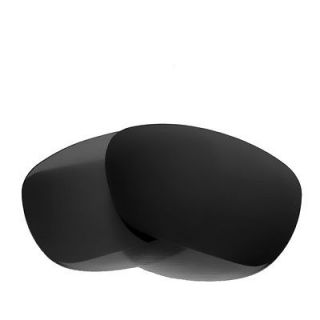   Polarized Black Replacement Lenses For Oakley Flak Jacket Sunglasses