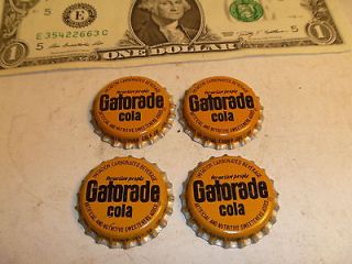 OLD GATORADE COLA BOTTLE CAPS never used for 1 price