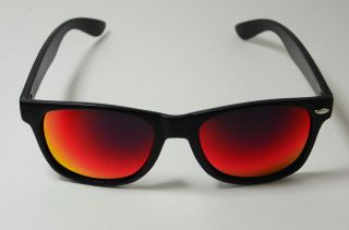 NEW MATTE Generic Wayfarer Sunglasses Mirrored Lenses PICK YOUR COLOR 