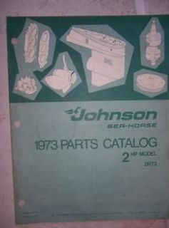 1973 Johnson Sea Horse 2 HP Outboard Parts Catalog i