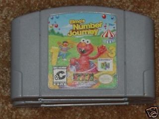 ELMOS NUMBER JOURNEY N64 Nintendo 64 Game