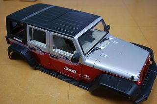 10 Jeep Wrangler JK Unlimited Scale Rock Crawler Body by New Bright