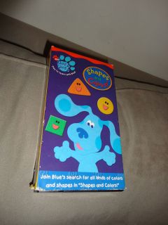 Blues Clues Shapes and Colors VHS Movie