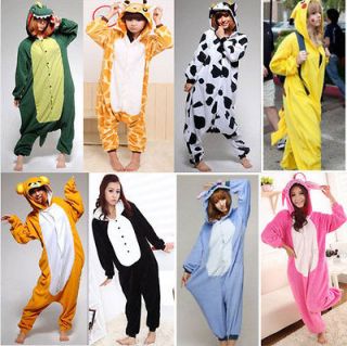  qualityUnisex Kigurumi Animal Pyjamas Hoodie Cosplay Costume Onesies